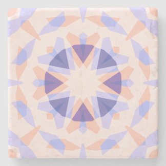 Hübsche Pastel Lila Peach Star Eclectic Kitsch Steinuntersetzer