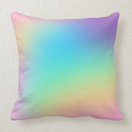 Hübsche Pastel Rainbow Gradient Wedding Kissen