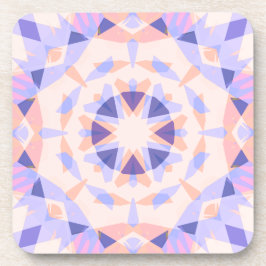 Hübsche Pastell Lila Peach Star Girls Decorative Getränkeuntersetzer
