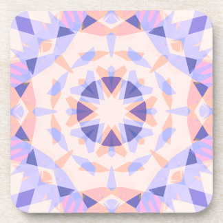 Hübsche Pastell Lila Peach Star Girls Decorative Getränkeuntersetzer