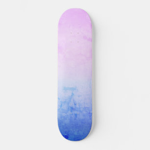 Hübsche Pastell Marble Ombre Lavendel Pink Blau Skateboard