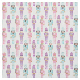 Hübsche Pastell Nutcracker Soldiers Holidays Handw Stoff