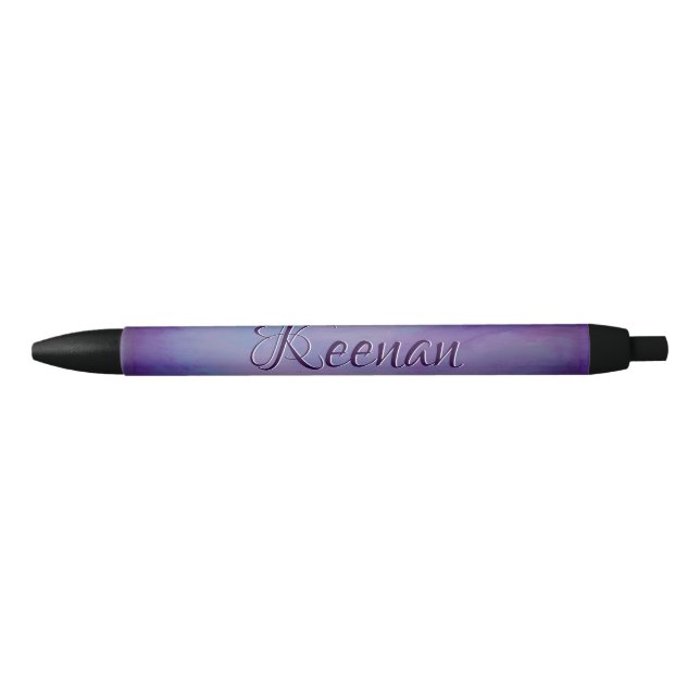 Hübsche Pastelle | Niedlich Pink Cloud Lila Blue S Kugelschreiber (Vorderseite)