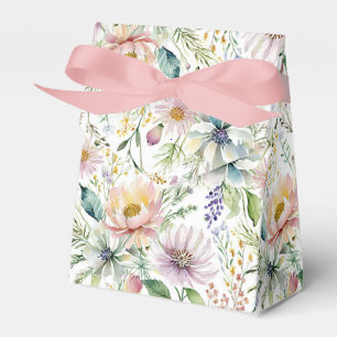 Hübsche pastellfarbene Blumenmuster Geschenkschachtel