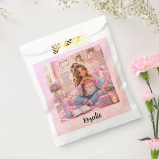 Hübsche Pastellrosa Regenbogen-Christen-Mädchen-Bi Geschenktütchen
