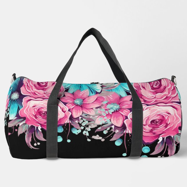 Hübsche Pastete Wasserfarben Duffle Bag (Vorderseite)