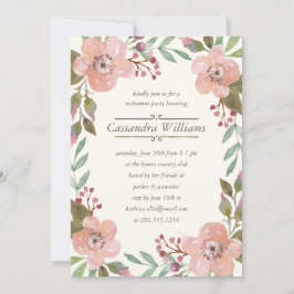 Hübsche Pasteten| Party für Blumenschutt Einladung