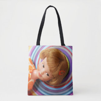 Hübsche Penny Brite mit Kreisen Tasche