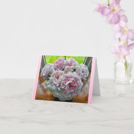 Hübsche Peonies - Denken Sie an Ihre Karte