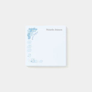Hübsche Personalisierte Adhesive Pad Vergiss-me-ni Post-it Klebezettel