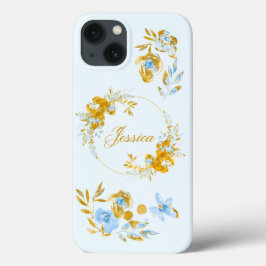 Hübsche Personalisierte Blauer Winter Case-Mate iPhone Hülle