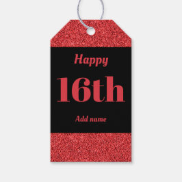 hübsche personalisierte Geburtstagsgeschenk-Tags 1 Geschenkanhänger