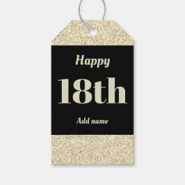 hübsche personalisierte Geburtstagsgeschenke 18. Geschenkanhänger