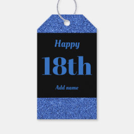 hübsche personalisierte Geburtstagsgeschenke 18. Geschenkanhänger