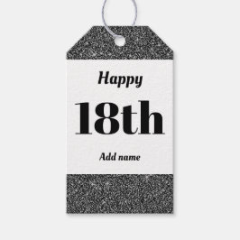 hübsche personalisierte Geburtstagsgeschenke 18. Geschenkanhänger