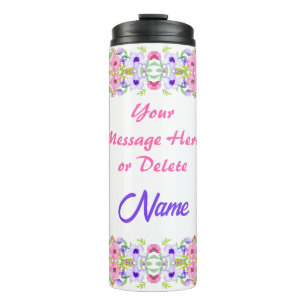 Hübsche, Personalisierte Tumbler mit Namen für sie Thermosbecher