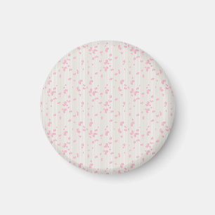 Hübsche Petalen auf Streifen Magnet