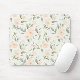Hübsche Pfirsichblüten Mousepad