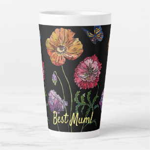 Hübsche Pflöten auf der Mum für die Schwarze Wa Milchtasse