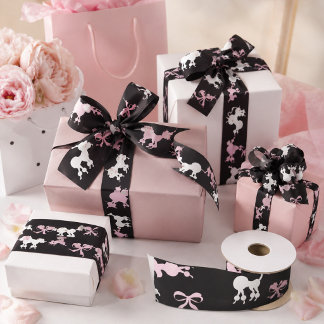 Hübsche Phantastische Poodles Satinband