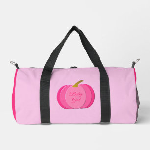 Hübsche Pink Baby Girl Pumpkin Custom Diaper Tasch Duffle Bag