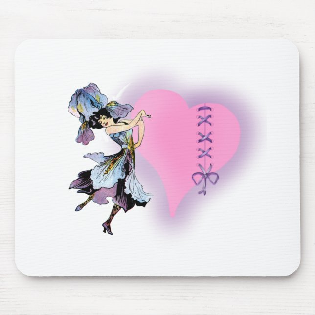 Hübsche Pink Gift-Ideen für Mädchen Mousepad (Vorne)