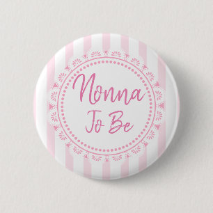 Hübsche Pink Nonna zu Lacey Baby Dusche Button