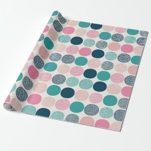 Hübsche Polka Dots Geschenkpapier