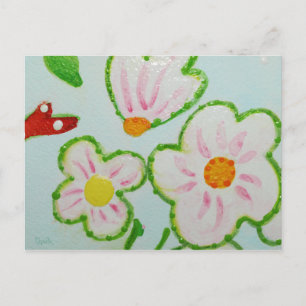 Hübsche Posy-Postkarte Postkarte