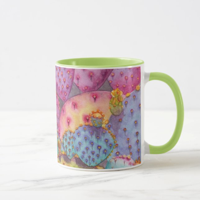 Hübsche Prickly-Peak-Kaffee-Tasse Südwest-Style-Cu Tasse (Rechts)