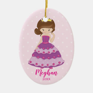 Hübsche Prinzessin Christmas Ornament