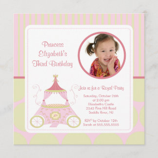 Hübsche Prinzessin Foto Birthday Invitation Einladung