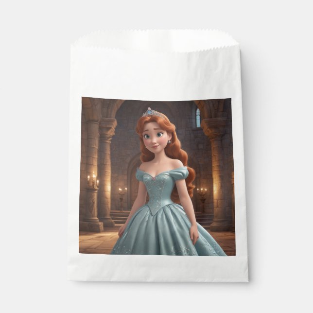 Hübsche Prinzessin Geschenktütchen (Vorderseite)