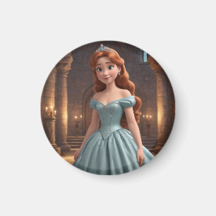 Hübsche Prinzessin Magnet