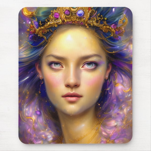 Hübsche Prinzessin Warrior Ethereal Goddess Mousepad (Vorne)