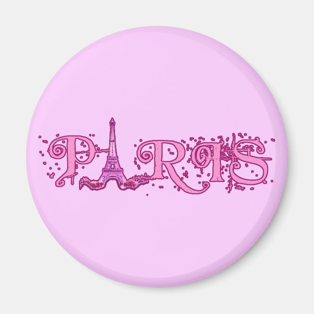 Hübsche Produkte von Rosa Paris Magnet (Vorne)