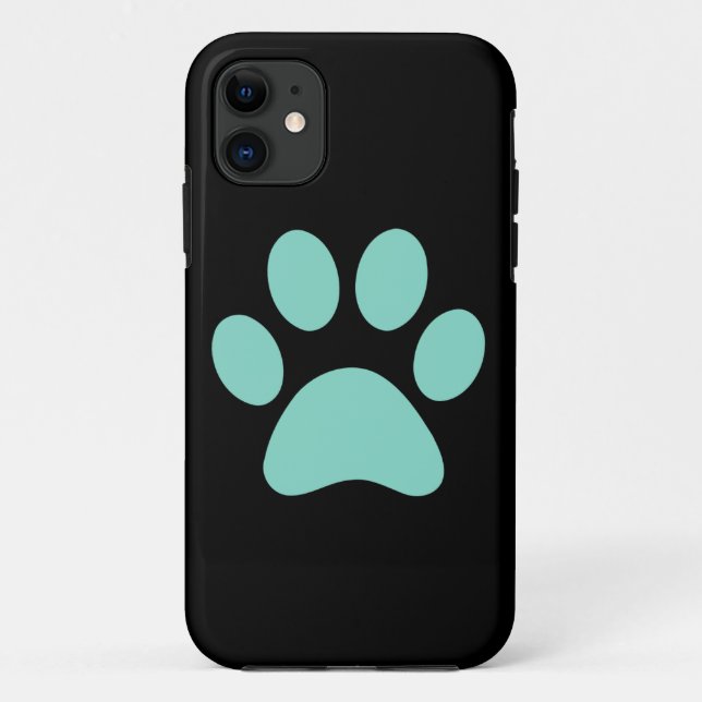 Hübsche Puppy-Paw-Print Case-Mate iPhone Hülle (Rückseite)
