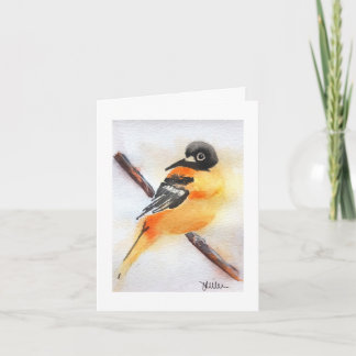 Hübsche Robin-Aquarell-Weihnachten Karte