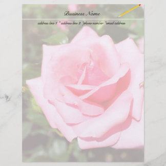 hübsche Rosa-Blume mit süßen Herzen