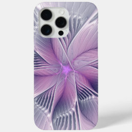 Hübsche rosa Blume Moderne Abstrakte Fraktal Kunst Case-Mate iPhone Hülle