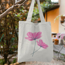 Hübsche rosa Blumenzeichnung