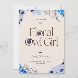 Hübsche Rosa Blütenröschchen Einladung