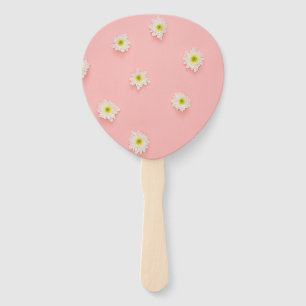 Hübsche Rosa & Gänseblümchen Fächer