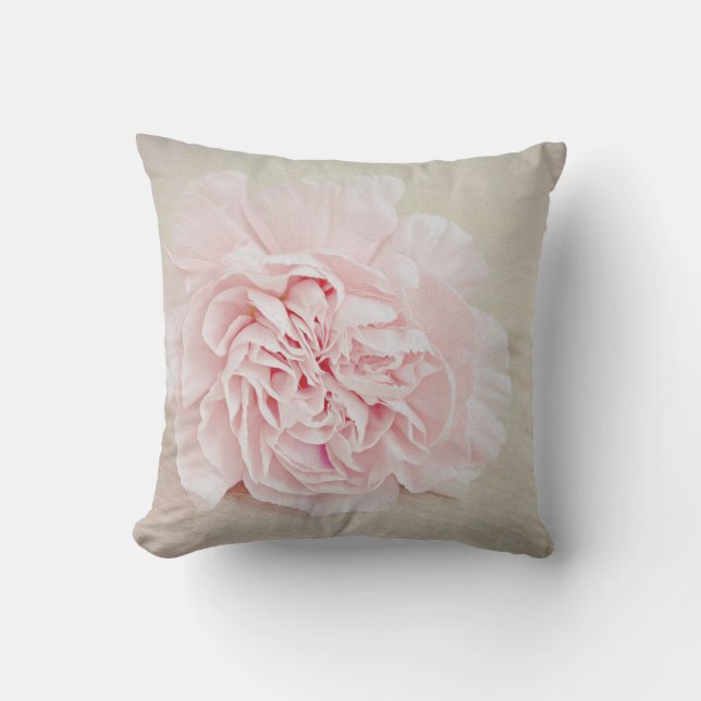 Hübsche rosa Gartennelke durch JoMazArt Kissen (Vorderseite)