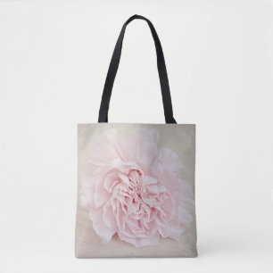 Hübsche rosa Gartennelke ganz vorbei - drucken Si Tasche