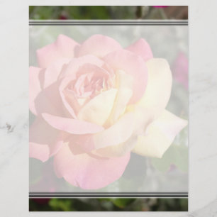 Hübsche rosa-gelbe Blume, kundenspezifisch
