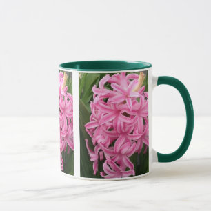 Hübsche rosa Hyazinthen Blume 3 Tasse