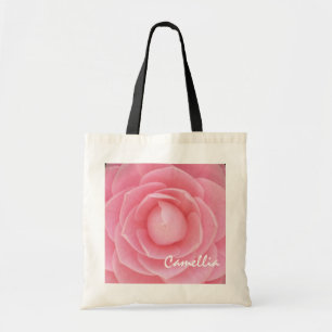 Hübsche rosa Kamelien-Budget-Tasche Tragetasche