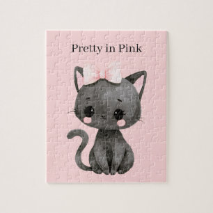 Hübsche rosa Katze