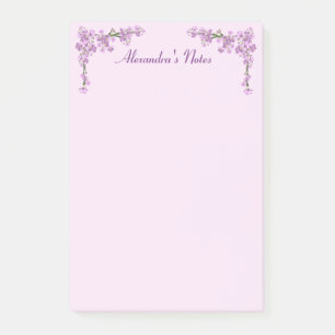 Hübsche rosa Kirschblüten Post-it Klebezettel